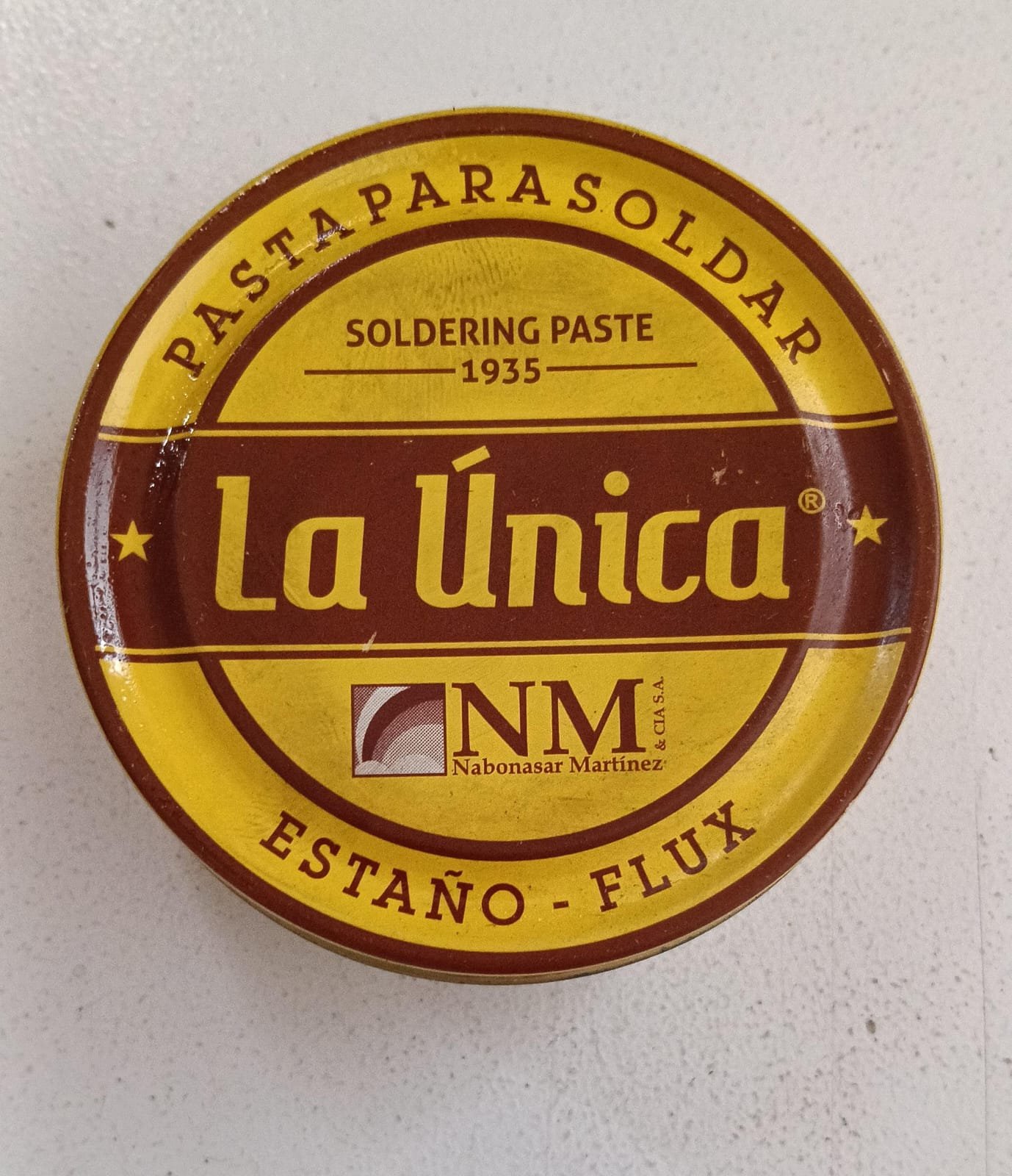 Pasta para soldadura de estaño