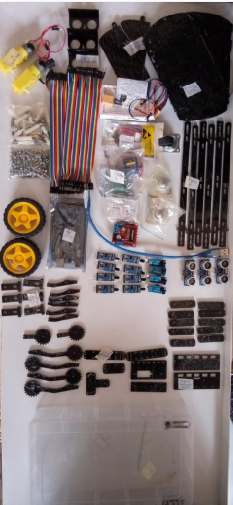 KIT DE ROBOTICA EDUCATIVA ROBOT TRIBOT DESARMADO (VISTRONICA)