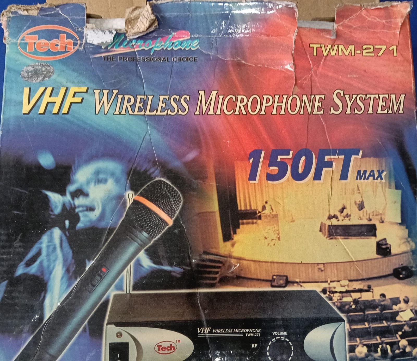 MICROFONO INALAMBRICO TECH VHF